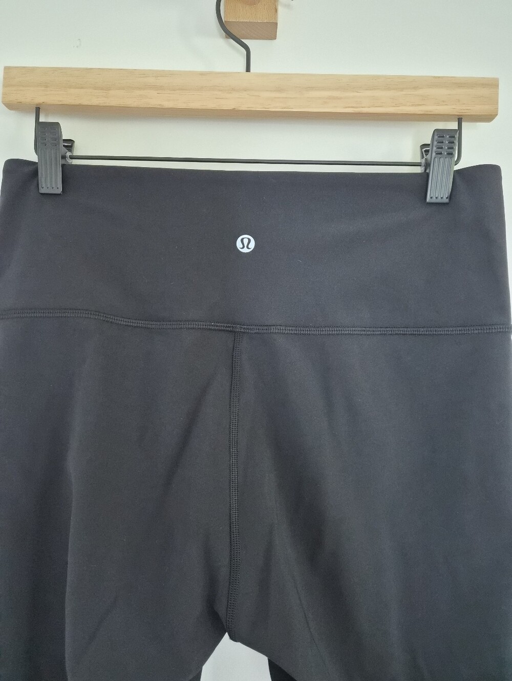 Lululemon Size 10 Black & Gray High Rise Colorblock Athletic Leggings/Yoga Pants - Picture 8 of 11